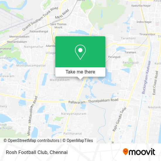 Rosh Football Club map