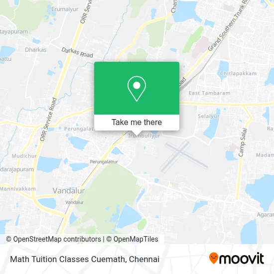 Math Tuition Classes Cuemath map