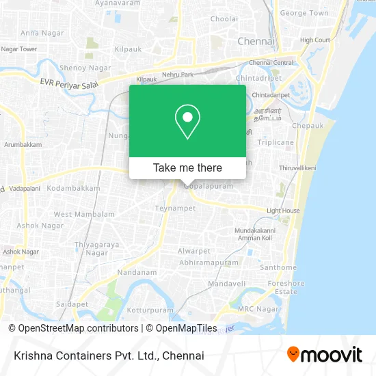 Krishna Containers Pvt. Ltd. map