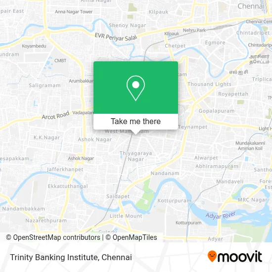 Trinity Banking Institute map
