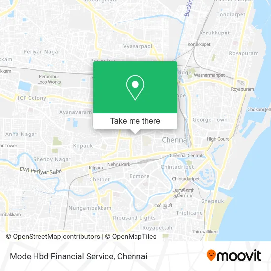 Mode Hbd Financial Service map