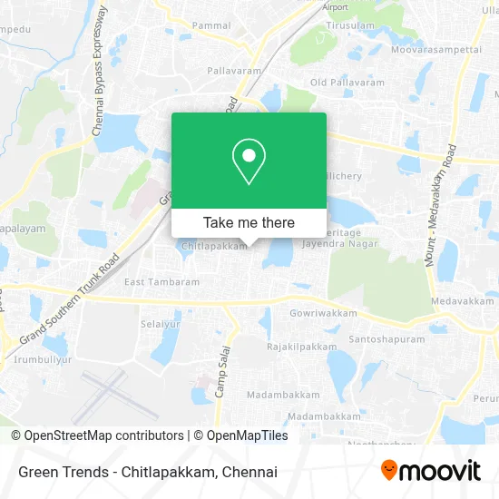 Green Trends - Chitlapakkam map
