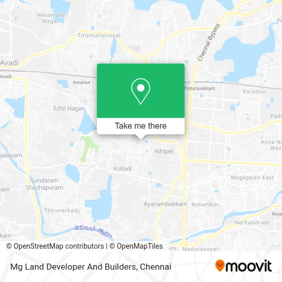 Mg Land Developer And Builders map