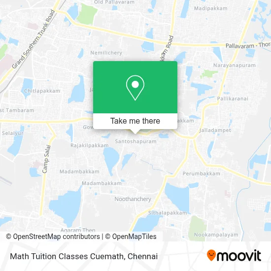 Math Tuition Classes Cuemath map
