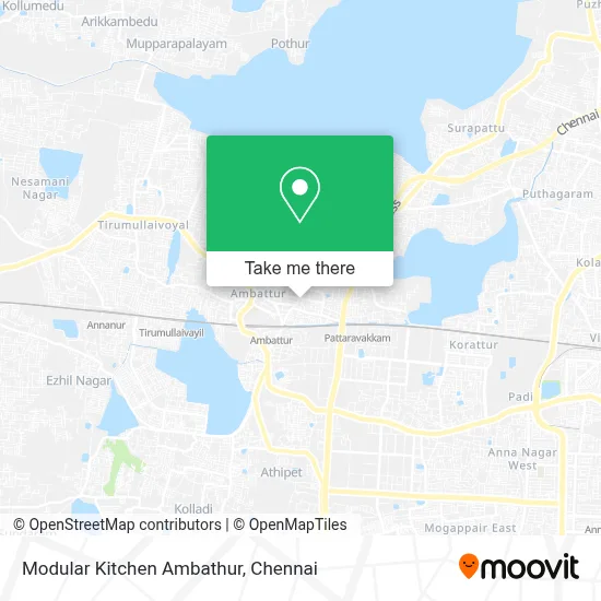 Modular Kitchen Ambathur map