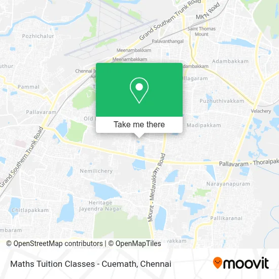 Maths Tuition Classes - Cuemath map