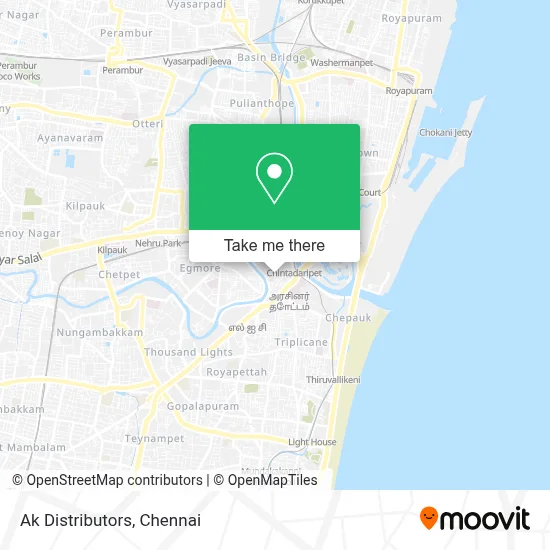 Ak Distributors map