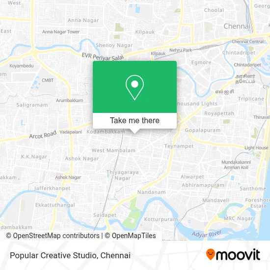 Popular Creative Studio map