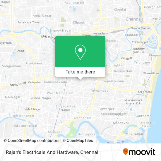 Rajan's Electricals And Hardware map