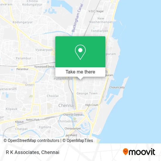 R K Associates map