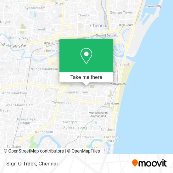 Sign O Track map
