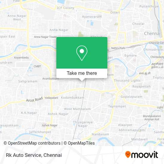 Rk Auto Service map