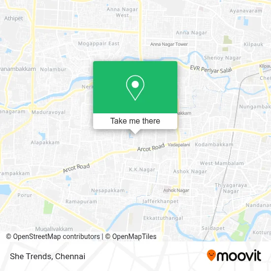 She Trends map