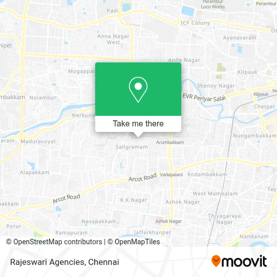 Rajeswari Agencies map