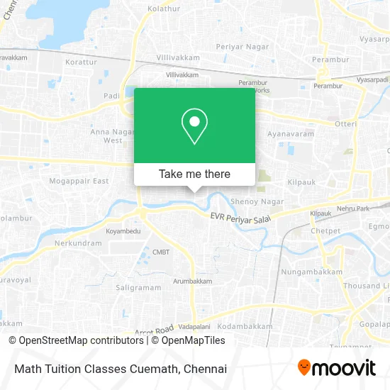 Math Tuition Classes Cuemath map