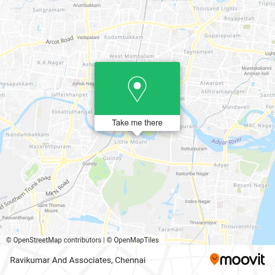 Ravikumar And Associates map