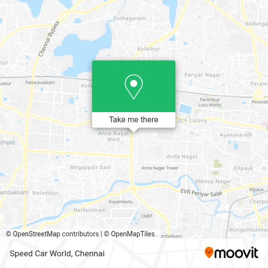 Speed Car World map