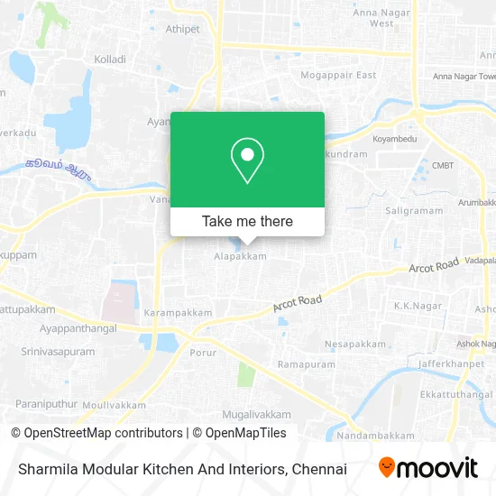Sharmila Modular Kitchen And Interiors map