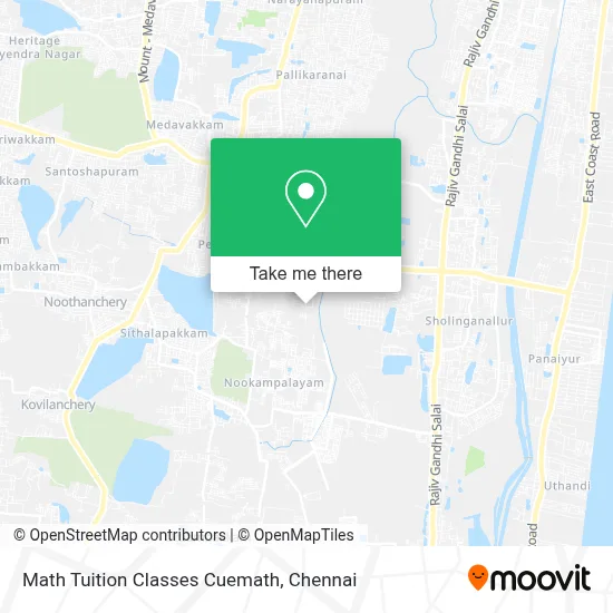 Math Tuition Classes Cuemath map