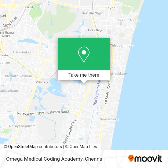 Omega Medical Coding Academy map