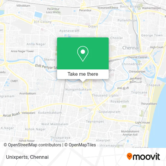 Unixperts map