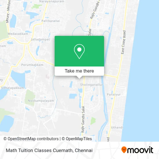 Math Tuition Classes Cuemath map
