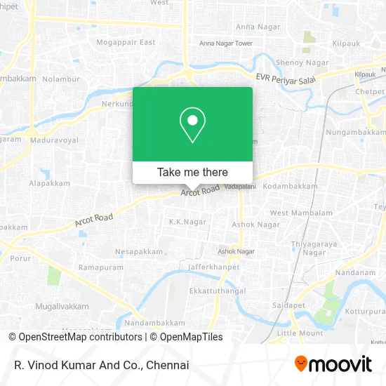 R. Vinod Kumar And Co. map