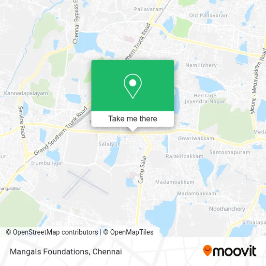 Mangals Foundations map