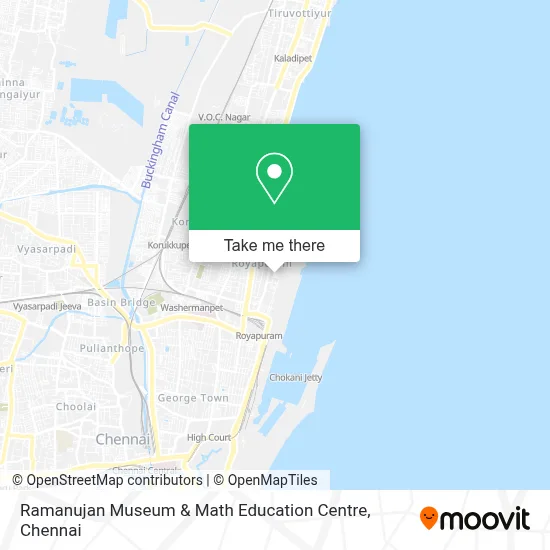 Ramanujan Museum & Math Education Centre map