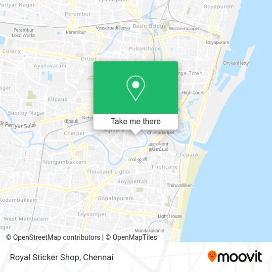 Royal Sticker Shop map