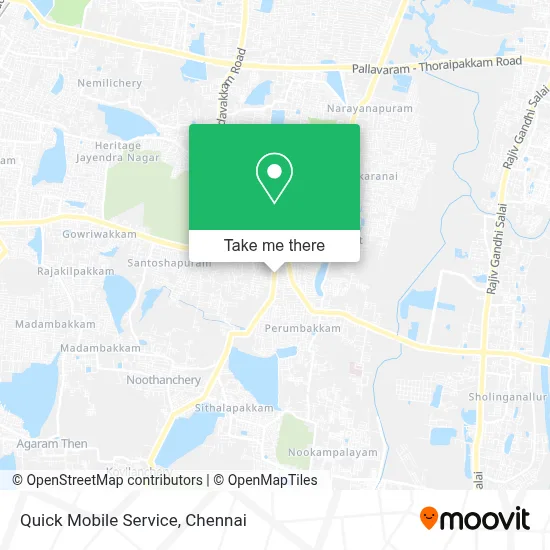 Quick Mobile Service map