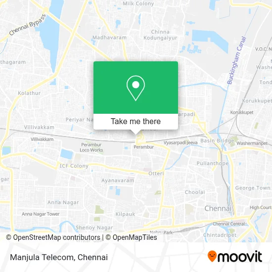 Manjula Telecom map