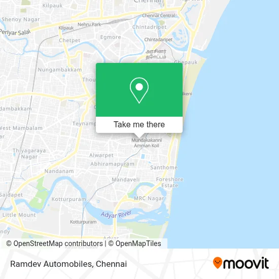 Ramdev Automobiles map