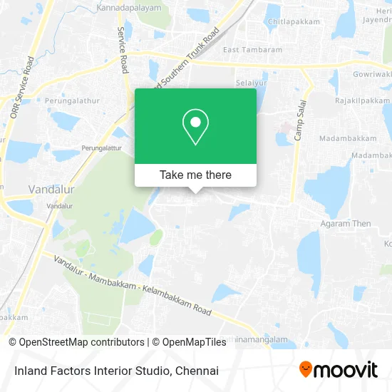Inland Factors Interior Studio map