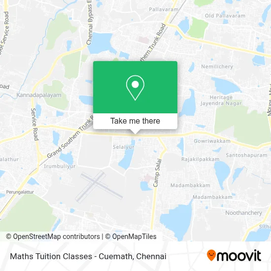 Maths Tuition Classes - Cuemath map