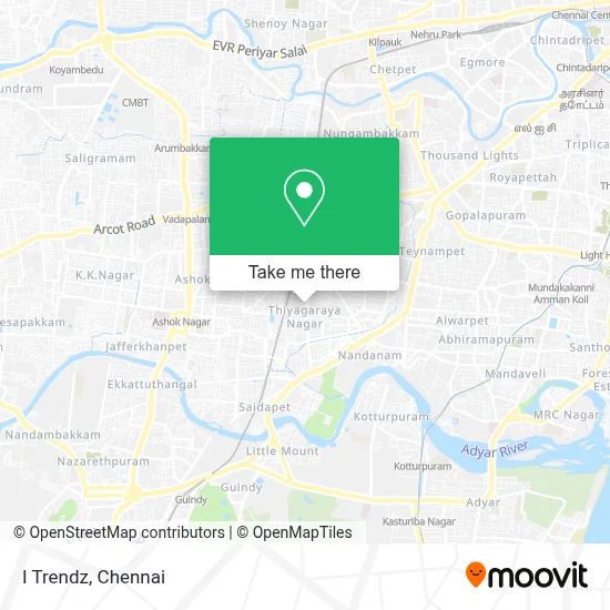 I Trendz map
