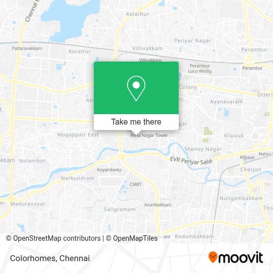 Colorhomes map