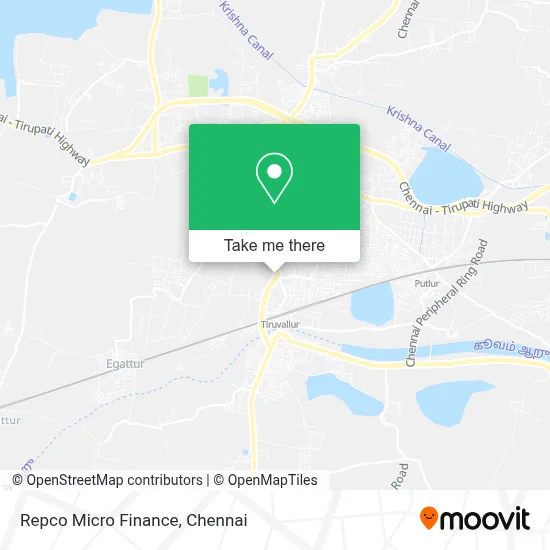 Repco Micro Finance map