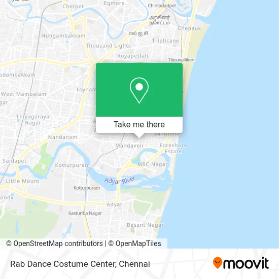 Rab Dance Costume Center map