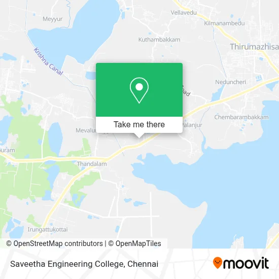 Saveetha Engineering College map