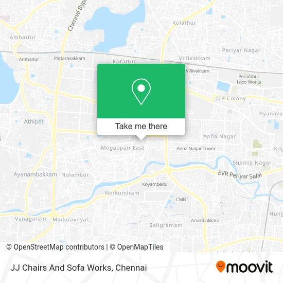 JJ Chairs And Sofa Works map