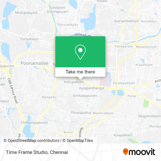 Time Frame Studio map