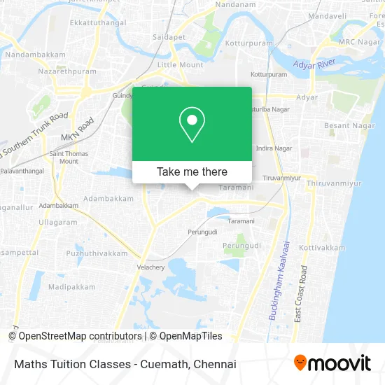 Maths Tuition Classes - Cuemath map