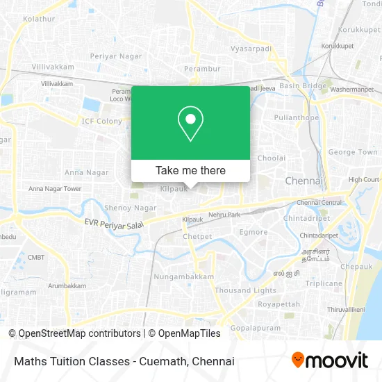 Maths Tuition Classes - Cuemath map