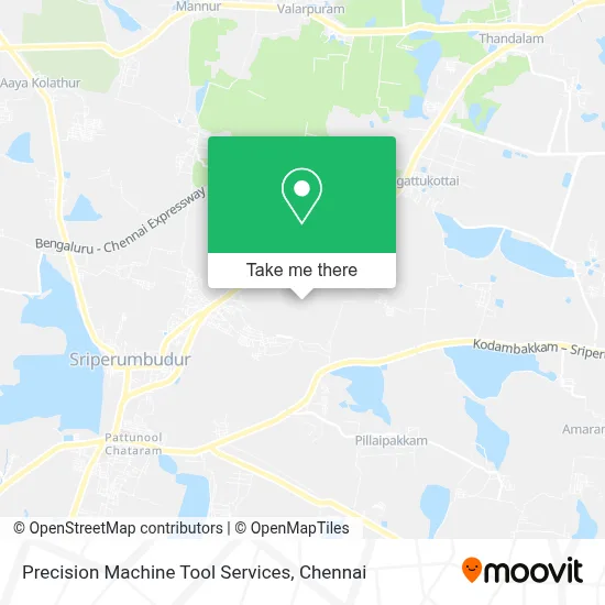 Precision Machine Tool Services map