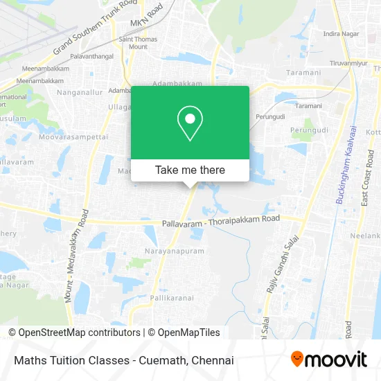 Maths Tuition Classes - Cuemath map
