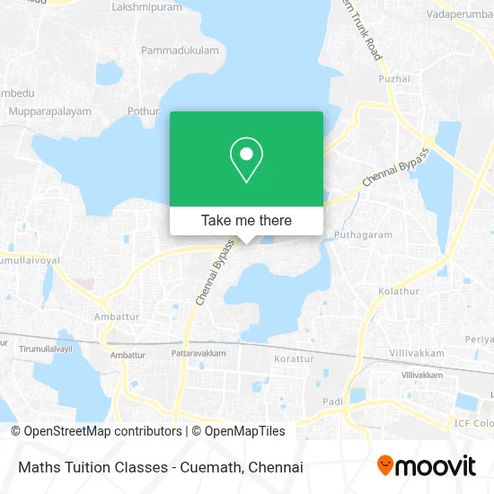 Maths Tuition Classes - Cuemath map