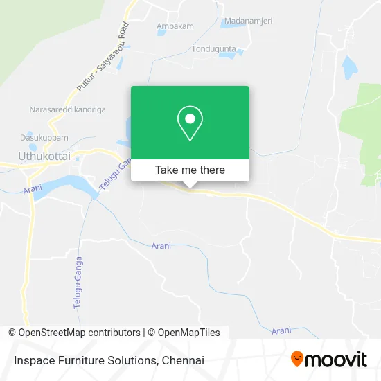 Inspace Furniture Solutions map