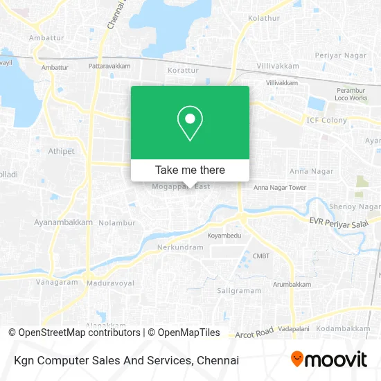 Kgn Computer Sales And Services map