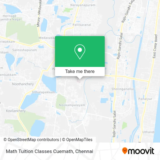 Math Tuition Classes Cuemath map